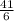 \frac{41}{6}