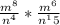 \frac{m^8}{n^4}* \frac{m^6}{n^15}