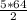 \frac{5* 64}{2}