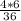 \frac{4 * 6}{36}