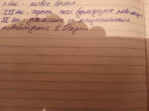 1.      Заполните пропуски на ленте времени (названия периодов истории)   РХ          Vвек          