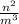 \frac{n^{2} }{m^{3} }