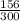 \frac{156}{300}