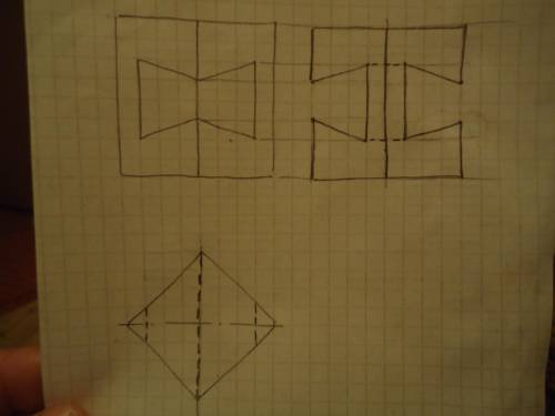 Кто сможет нужно сделать третий вид, чертежа сечение призмы с отверстием, буду благодарен