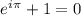 e^i^\pi+1=0