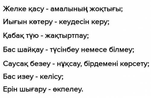 ЖАЗЫЛЫМ 7-тапсырма. «Қос жазба» күнделігіне төмендегі дағды-иша-раларды білдіретін сөз қолданыстарын