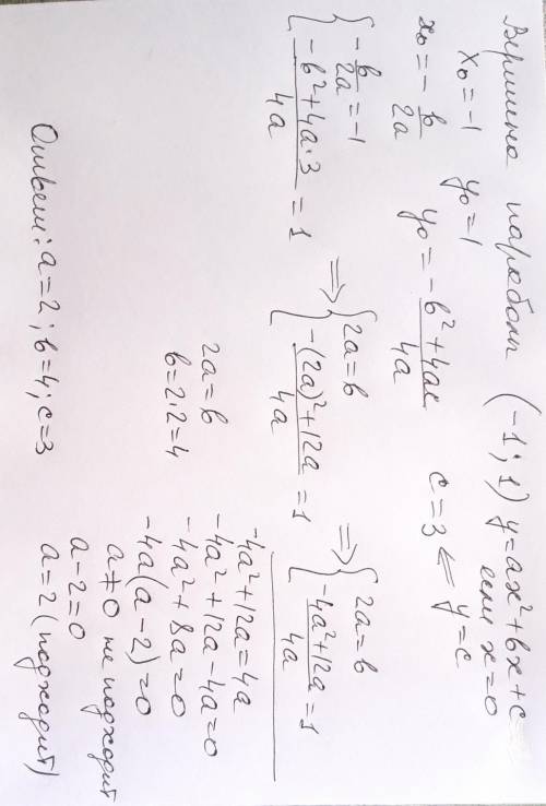 1 а=-22 а=13а=24а=4Дайте ответ чему равен коэффициент а