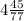 4 \frac{45}{77}