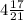 4\frac{17}{21}