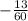 -\frac{13}{60}