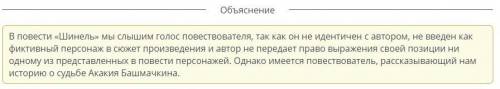 Как представлен автор в повести Н.В. Гоголя «Шинель»?​