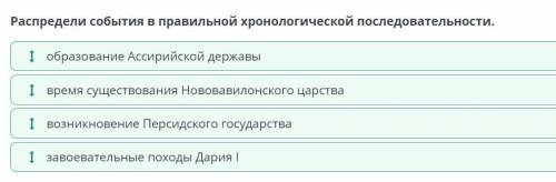 Распредели события в правильной хронологической последовательности. возникновение Персидского госуда