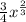 \frac{3}{4}x^{\frac{2}{3} }