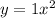 y=1x^2