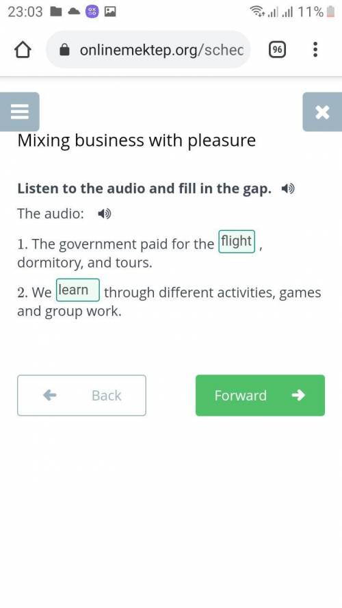 Mixing business with pleasure Listen to the audio and fill in the gap. 1)The audio: )1. The governme