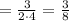 = \frac{3}{2\cdot 4} = \frac{3}{8}