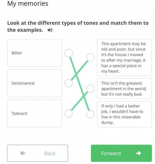 Look at the different types of tones and match them to the examples​