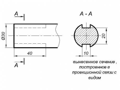 ЧЕРЧЕНИЕ БУДУ ОЧЕНЬ БЛАГОДАРНА. на чертеже даны изображения деталей, требующих сечения. Перечертите