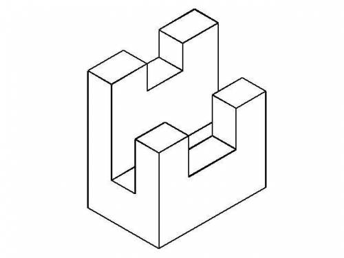 Построить изометрическую проекцию детали по заданному чертежу. сделайте сегодня