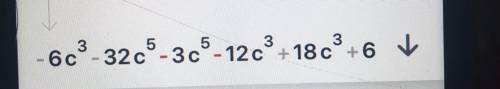 Упростить выражение -2с^3(3+16c^2)-(c^2+4)*3c^3+6(3c^3+1)