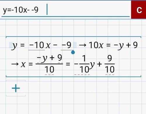 Найди координаты точки пересечения графиков линейных функций y= -10x - -9 и y= - 24x+19 ответ; Быстр