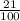 \frac{21}{100}