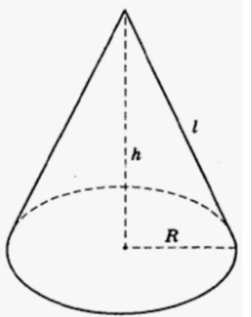 Твірна конуса дорівнює 10 см, а площа його основи 36Псм .Знайдіть об'єм конуса​