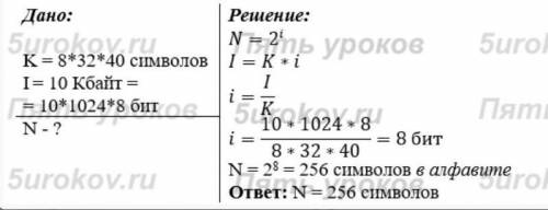 Сообщение, информационный объём которого равен 12 килобайт, занимает 16 страниц. На каждой странице