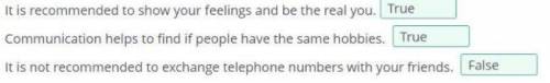 Read the text about making friends and decide if the statements are True (T) or False (F). textIt is