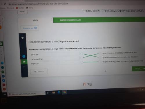 Установи соответствие между неблагоприятными атмосферными явлениям и их последствиями. суховей уничт
