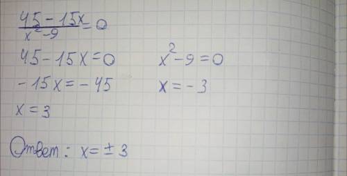 Решите уравнение x^2+33/x^2-9=8/x+3-x+4/3-x Где / - дробная черта