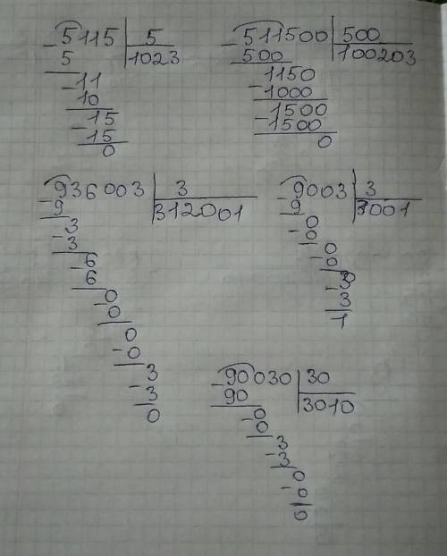 определи количество цифр в частном не выполняя вычислений 34020/2 ; 304020/20; 3040020/2; 510015/5;5