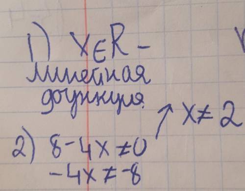 найдите область определения функции,заданной формулой а)у=4,5х-27;б)у=7/8-4х​