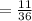 =\frac{11}{36}