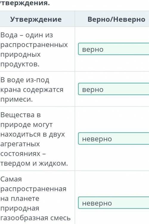 Вода – один из распространенных природных продуктов. верноВ воде из под крана содержатся примеси.Вещ