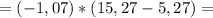 =(-1,07)*(15,27-5,27)=