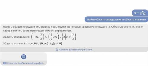 Найдите область опредиления функции: все числа кроме 1.5 все числа кроме -1.5