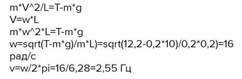 решить! На нити длиной 1 м выдержать натяжение до 4,6 Н, вращается в вертикальной плоскости в поле с