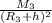 \frac{M_{3} }{(R_{3}+h)^2}