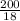 \frac{200}{18}