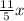 \frac{11}{5}x