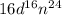 16 {d}^{16} {n}^{24}