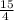 \frac{15}{4\\}