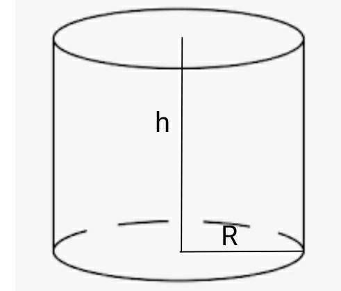Найдите объем цилиндра, радиус которого равен 6 см, высота цилиндра составляет 15 см. Выполните черт