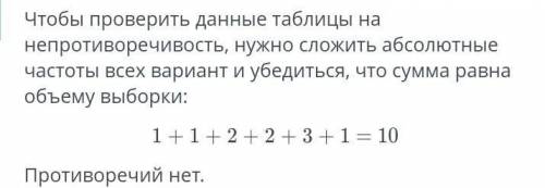 Как проверить таблицу частот на непротиворечивость? Заранее Аригатто ❤️