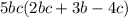 5bc(2bc + 3b - 4c)