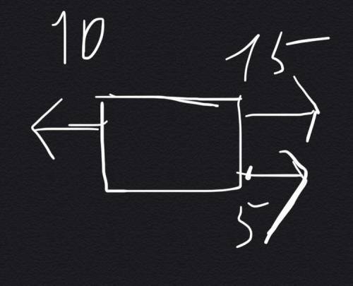 В каком случае равнодействующая трех сил 5 10 15 Ньютона будет равно 10 Ньютонов изобразите графичес