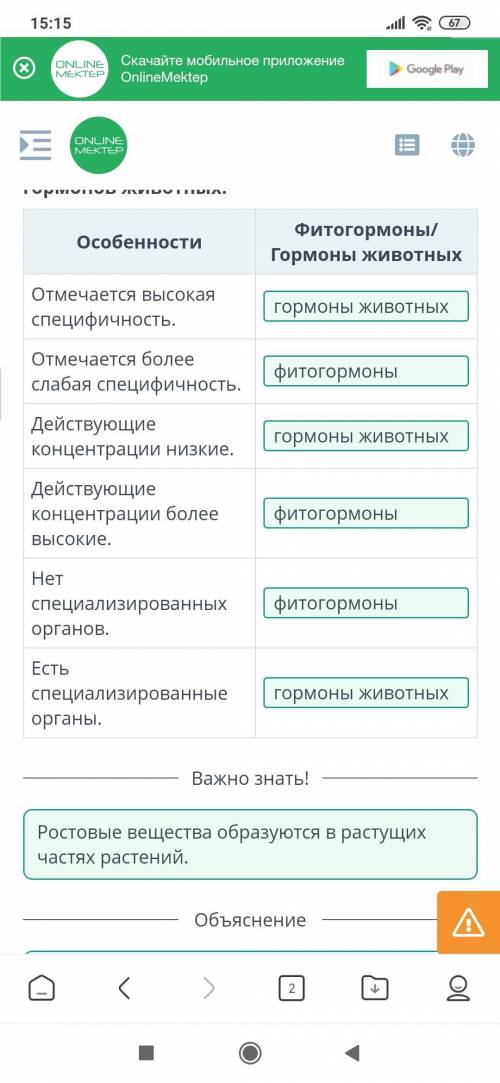 Распредели особенности фитогормонов и гормонов животных. Особенности Фитогормоны/Гормоны животных От