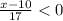 \frac{x-10}{17}