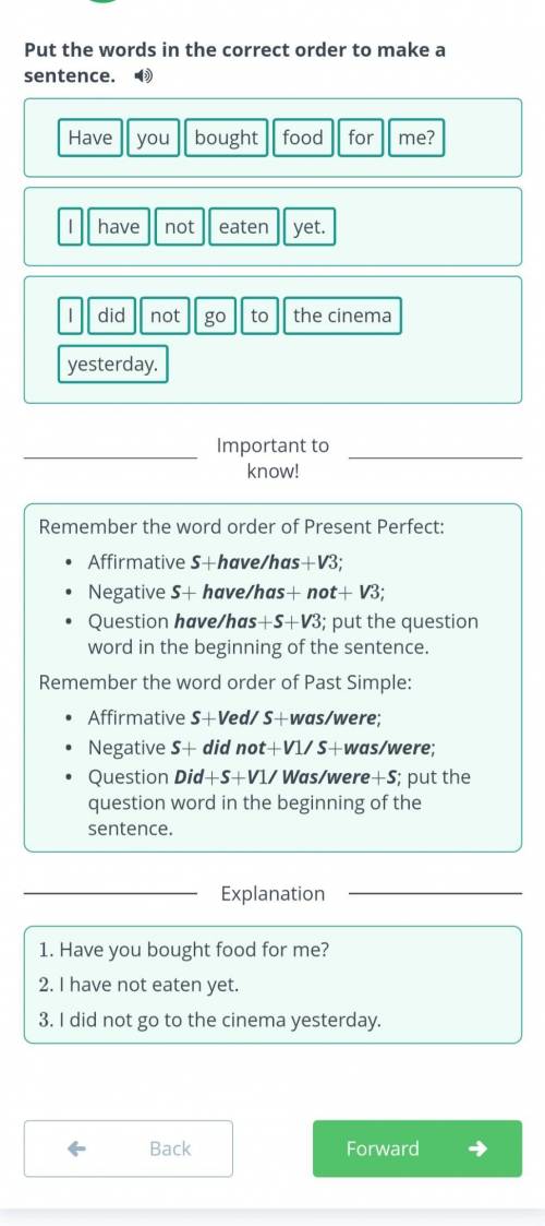 New Year Eve in Europe Put the words in the correct order to make a sentence.you Have food me? bough